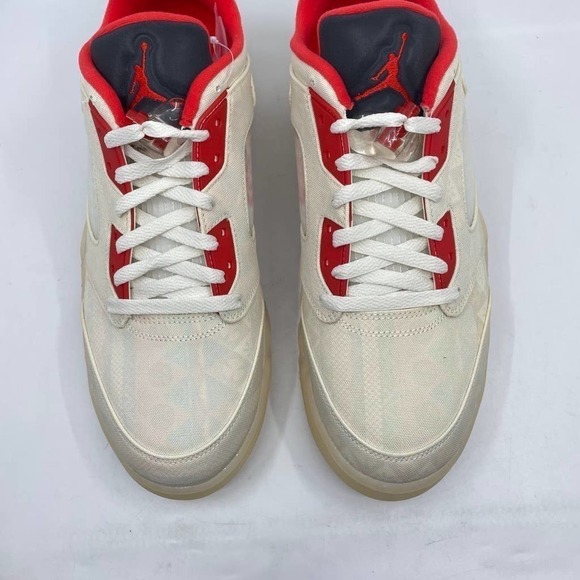 NWT AIR JORDAN 5 RETRO LOW CNY in Sal/Chili Red-Opti Yellow - Picture 6 of 12